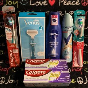 Women’s Personal Care Bundle Oral Care Shaving Care Venus Nivea Colgate